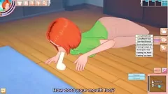 Jouer Lois Griffin di I Griffin si scatena in una parodia di sesso bollente con culo grosso e azione di pompini